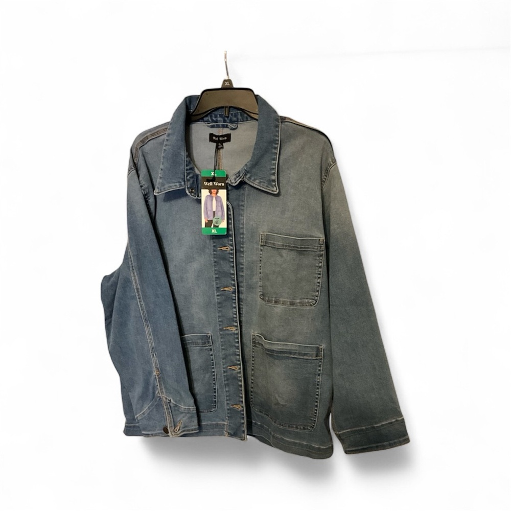 WELL WORN Denim Jacket NWT SIZE XL